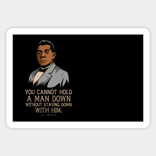 Booker T Washington Quote Gift for Black History Month Sticker